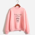 McJoden - COFFEE women sweater sweatshirt coffee cup hanya RM13.55 di Shopee