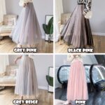 [68cm-98cm][Lamoda]PRINCESS SKIRT Elastic High Waist Long Mesh Skirt Women's hanya RM13.90 di Shopee