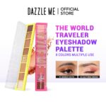 [NEW!!] DAZZLE ME Multifunctional Eyeshadow The World Traveler  Eyeshadow Palette with 8 Colour and Different Texture 8g hanya RM18.90 di Shopee