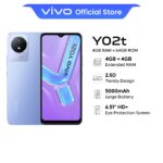 New Arrival vivo Y02T 4+4GB EXTENDED RAM + 64GB/128GB ROM 5000mAh Large  Battery 6.51″ HD+ Eye Protection Screen hanya RM499.00 di Shopee