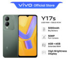 New Arrival vivo Y17s 6GB+6 GB Extended RAM +128GB ROM 5000 mAh Large Battery 50MP Fun camera High-Brightness Display hanya RM599.00 di Shopee