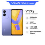 New Arrival vivo Y17s 6GB+6 GB Extended RAM +128GB ROM 5000 mAh Large Battery 50MP Fun camera High-Brightness Display hanya RM599.00 di Shopee