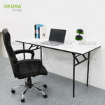 OKURA Foldable Banquet Table Event / Desk / Catering / Buffet Folding Table / Outdoor Dining Meja Lipat Niaga hanya RM32.90 di Shopee