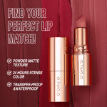 O.TWO.O Lipstick Matte Liptint Waterproof Misty Lip Gloss Non-stick Cup Long Lasting Lip Makeup hanya RM18.69 di Shopee