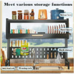 Oo Kitchen Rack Dish Rack Rak Dapur Kabinet Rak Pinggan Mangkuk Dish Drainer Sink Rack Kitchen Rak Sinki Cabinet hanya RM78.80 di Shopee