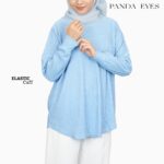 PANDAEYES PLEATED BLOUSE (CLO-CNJYF4123BL) hanya RM15.90 di Shopee