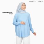 PANDAEYES PLEATED BLOUSE (CLO-CNJYF4123BL) hanya RM15.90 di Shopee