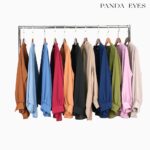 PANDAEYES ROUND NECK BLOUSE (CLO-CNCX7077BL) hanya RM23.90 di Shopee