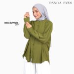 PANDAEYES ROUND NECK BLOUSE (CLO-CNCX7077BL) hanya RM23.90 di Shopee