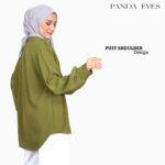 PANDAEYES ROUND NECK BLOUSE (CLO-CNCX7077BL) hanya RM23.90 di Shopee