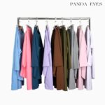PANDAEYES V-BLOUSE SKIRT SET (CLO-CNJJ639BLSKT) hanya RM29.90 di Shopee