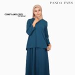 PANDAEYES V-BLOUSE SKIRT SET (CLO-CNJJ639BLSKT) hanya RM29.90 di Shopee