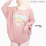 PANDAEYES Vintage Batwing Sweatshirt CLO-CNWJ1114BL hanya RM20.90 di Shopee