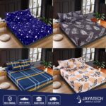 PREMIUM COTTON BEDSHEET 4 IN 1 QUEEN / 2 IN 1 SINGLE / FITTED GETAH KELILING CADAR SARUNG KATIL SARUNG TILAM LAPIS KATIL hanya RM6.77 di Shopee