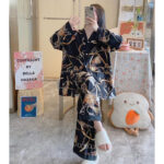 PREMIUM GRADE ICE SILK PYJAMAS hanya RM25.90 di Shopee