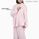 Panda Eyes Ironless Pants Set CLO-CNCX4501BLLP hanya RM29.90 di Shopee