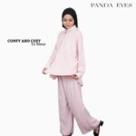 Panda Eyes Ironless Pants Set CLO-CNCX4501BLLP hanya RM29.90 di Shopee