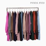 Panda Eyes Turtleneck Pants Set CLO-CNWJ1113BLLP hanya RM29.90 di Shopee