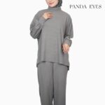Panda Eyes Turtleneck Pants Set CLO-CNWJ1113BLLP hanya RM29.90 di Shopee