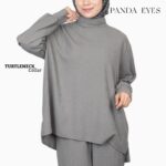Panda Eyes Turtleneck Pants Set CLO-CNWJ1113BLLP hanya RM29.90 di Shopee