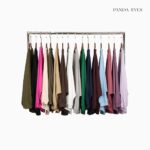 Panda Eyes Waffle Batwing Blouse CLO-CNWJ1117BL hanya RM16.90 di Shopee