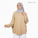 Panda Eyes Waffle Batwing Blouse CLO-CNWJ1117BL hanya RM16.90 di Shopee