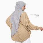 Panda Eyes Waffle Batwing Blouse CLO-CNWJ1117BL hanya RM16.90 di Shopee