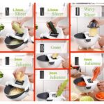*READY STOCK* 9 IN 1 Vegetable Cutter Manual Carrot Chopper Potato Grater Food Slicer - Penyagat / Sayur / Kentang Lobak hanya RM7.90 di Shopee