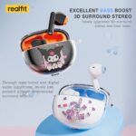 Realfit F2 Bluetooth Earphone Excellent Bass Wireless Earbuds with Mic Colorful Matching Headset 5H Long Playback hanya RM33.99 di Shopee