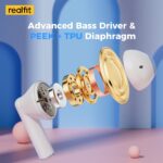 Realfit F2 Bluetooth Earphone Excellent Bass Wireless Earbuds with Mic Colorful Matching Headset 5H Long Playback hanya RM33.99 di Shopee