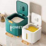 Rice Storage Box Grain Container Household Cereal Rice Bucket Insect and Moisture Proof Sealed Kitchen Organizer/B27 hanya RM17.50 di Shopee