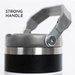 Ringgit Shop 304 Stainless Steel Handheld Thermos Bottle Insulated Vacuum Tumbler Hot &Cold Thermos Cup Mug Water Bottle hanya RM19.00 di Shopee