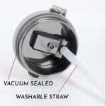 Ringgit Shop 304 Stainless Steel Handheld Thermos Bottle Insulated Vacuum Tumbler Hot &Cold Thermos Cup Mug Water Bottle hanya RM19.00 di Shopee