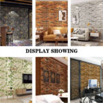 SHIP TODAY&CUSTOMIZED SUPPORT!FREE DIY Wall Stickers wallpaper 3D Retro Self-Adhesive Wallpaper dinding foam wall stickers hanya RM0.07 di Shopee