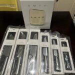 SMEG Stainless Steel Knife Block Set Kitchenware & Tableware SMEG Knife Set 7 Piece hanya RM259.00 di Shopee