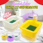 SUPERSAVE Soap Dispenser 2 in 1 FREE SPONGE Box Holder Pump Dispenser  Kitchen Tools Bekas Sabun Cuci Pinggan hanya RM5.95 di Shopee