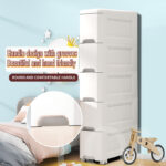 Slim Plastic Drawer Gap Plastic Drawer Cabinet Bathroom Cabinet Moving Rack Kitchen Narrow Organizer Storage Cabinet hanya RM33.80 di Shopee