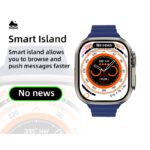 Smart Watch Z77 Ultra 49mm Smart island Compass Bluetooth Call NFC Smartwatch Series 8 Men Women Sports Band pk HK8 HK9 Pro Max hanya RM81.39 di Shopee