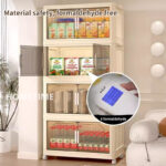 Storage Box Foldable Cabinet Storage With Door Storage Box Clothes Kotak Simpanan Kitchen Cabinet Rak Almari/B103 hanya RM29.99 di Shopee