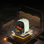 Swiss Thomas Air Fryer Multi-function 6L Large-capacity Air Fried Electric Fries Oven hanya RM95.00 di Shopee