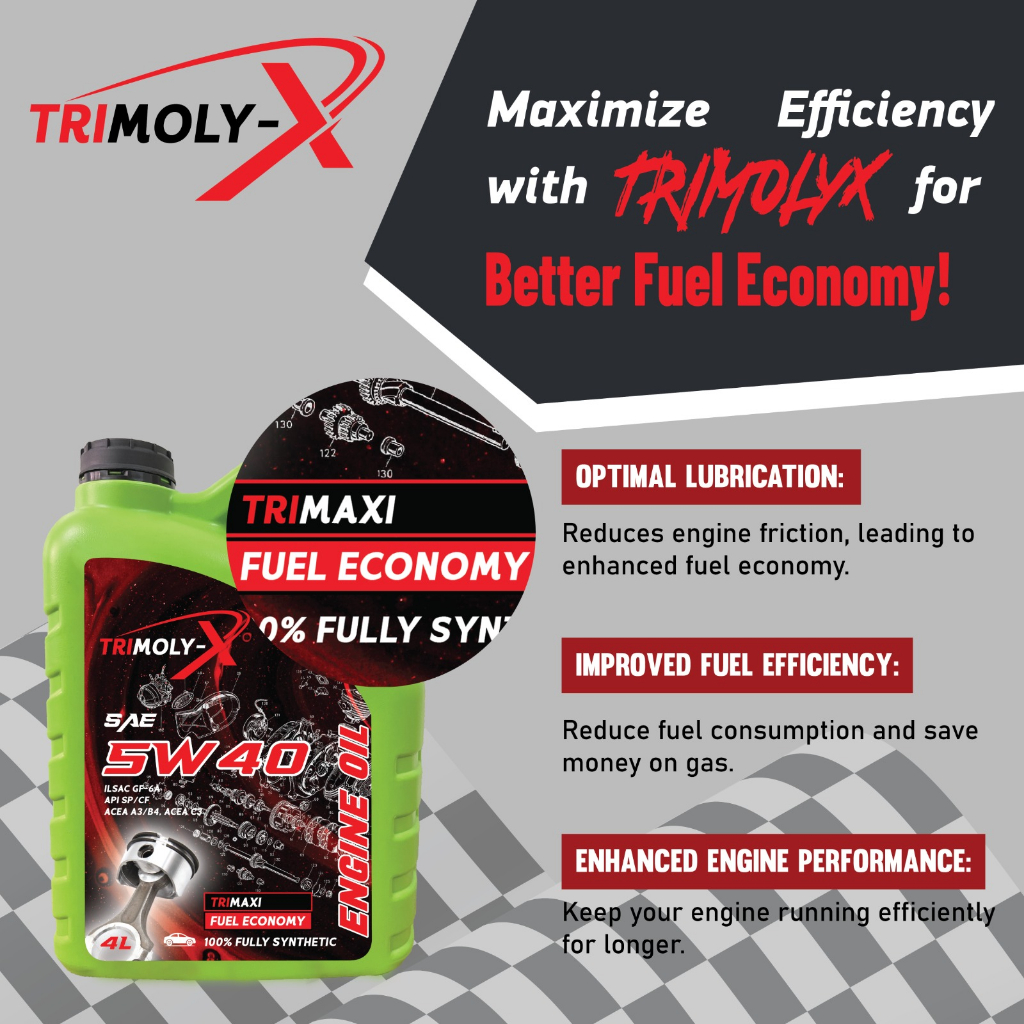 Trimoly TRIMOLY-X TRIMOLYX 5W40 FULLY SYNTHETIC ENGINE OIL SP/CF – Portal ...