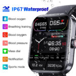 XIAOMI 2023 NEW Blood Glucose Smartwatch Electrocardiogram Temperature Blood Oxygen Sleep Monitoring ECG+PPG Sports Smart Watch hanya RM92.22 di Shopee