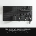 ZENi Pegboard Organizer | Compatible with IKEA SKADIS | Wall Shelf Accessories Hanger Board For Office Kitchen hanya RM4.80 di Shopee