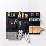 ZENi Pegboard Organizer | Compatible with IKEA SKADIS | Wall Shelf Accessories Hanger Board For Office Kitchen hanya RM4.80 di Shopee