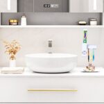 《  𝗢𝗡𝗘 𝗧𝗢𝗨𝗖𝗛  》 FREE 5 Toothbrush Slot Holder Toothpaste Shaver Dispenser Squeezer Wall Mount Bekas Letak Ubat Gigi 挤牙膏器 hanya RM4.90 di Shopee