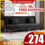 【READY STOCK】𝐌𝐘𝐅𝐔𝐑𝐍𝐈𝐓𝐔𝐑𝐄𝐋𝐀𝐁®: ATOM Sofa Bed Sofa 2 Seater Murah Sofa 3 Seater Katil Sofa Ikea Furniture hanya RM149.00 di Shopee