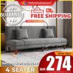 【READY STOCK】𝐌𝐘𝐅𝐔𝐑𝐍𝐈𝐓𝐔𝐑𝐄𝐋𝐀𝐁®: ATOM Sofa Bed Sofa 2 Seater Murah Sofa 3 Seater Katil Sofa Ikea Furniture hanya RM149.00 di Shopee