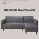 【READY STOCK】𝐌𝐘𝐅𝐔𝐑𝐍𝐈𝐓𝐔𝐑𝐄𝐋𝐀𝐁®: NAVY L-Shape Fabric Sofa Cheap Ikea Furniture Katil Sofa Nordic Murah Home hanya RM479.00 di Shopee