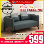 【READY STOCK】𝐌𝐘𝐅𝐔𝐑𝐍𝐈𝐓𝐔𝐑𝐄𝐋𝐀𝐁®:2023 Designer Collection 3 Seater Fabric Sofa Murah Home Living Furniture hanya RM599.00 di Shopee