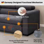 【READY STOCK】𝐌𝐘𝐅𝐔𝐑𝐍𝐈𝐓𝐔𝐑𝐄𝐋𝐀𝐁®:ANDERTON Functional Sofa Bed Sofa Ruang Tamu Foldable Sofa Set Home Living Furniture hanya RM1688.00 di Shopee